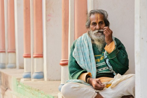 Beard Twizzle at Jhanaki Temple