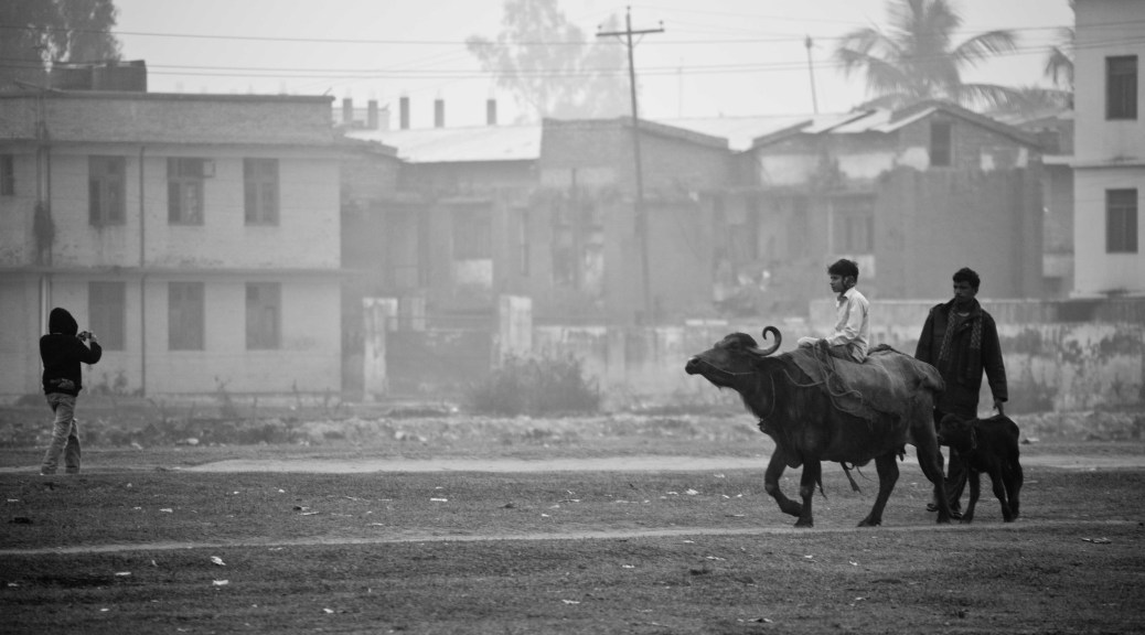 Out for a stroll on Barhabiga: Janakpur