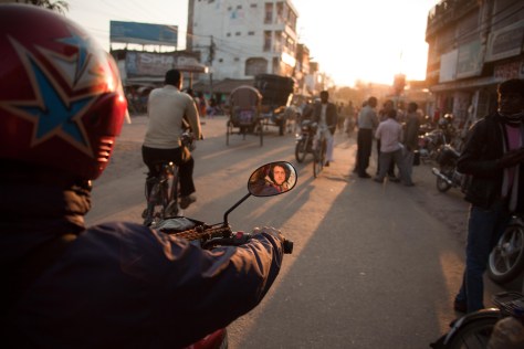 On the Bike with Chaube
