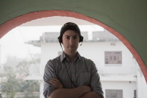 Working up on the veranda