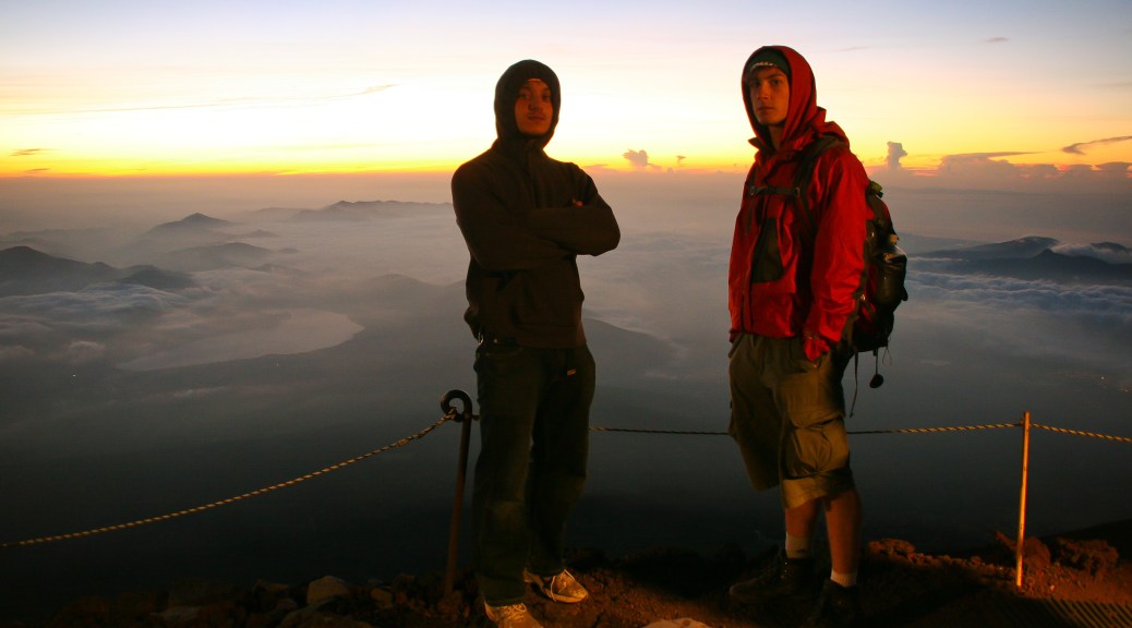 Mt Fuji with Kenzo Ejiri and Seb Roberts